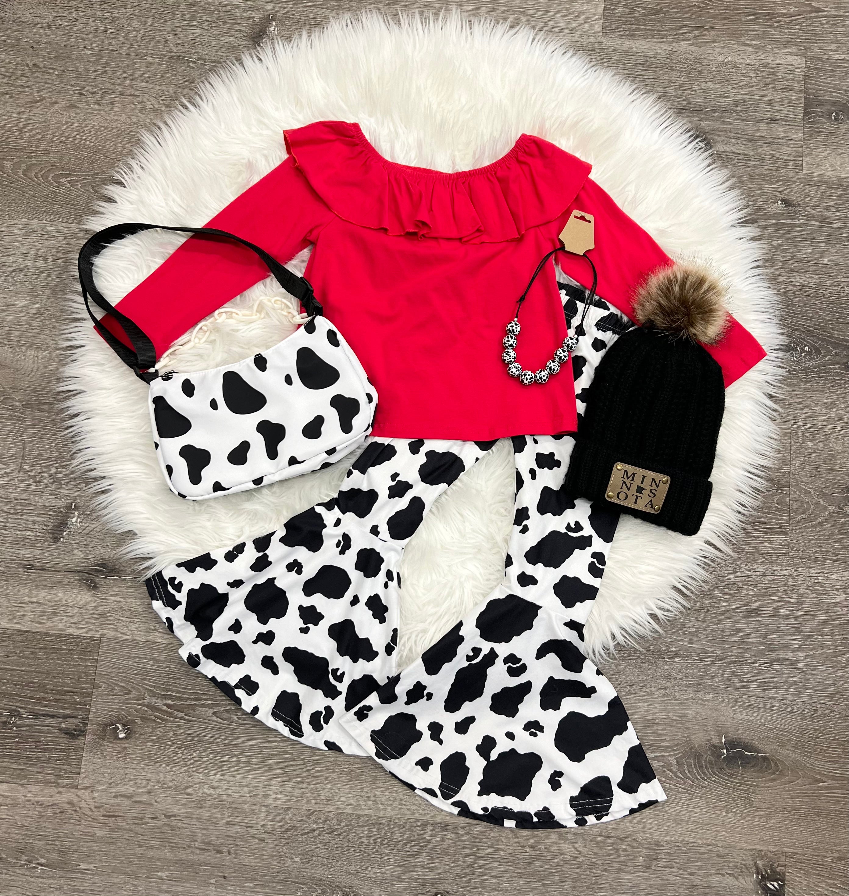 Radiantly Red Western Bells Set