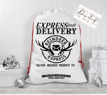 #000 Santa Bag: Express Delivery Reindeer Express