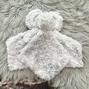 Danbar Gray Swirl Rosette Baby Elephant Lovie-1