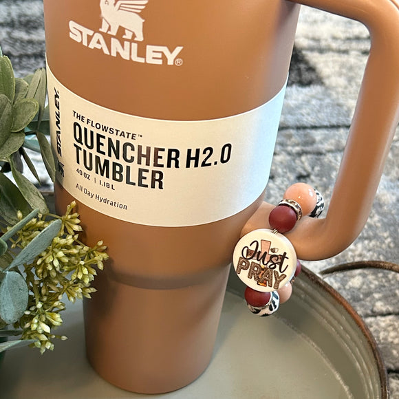 Tumbler Beaded Charm Ring