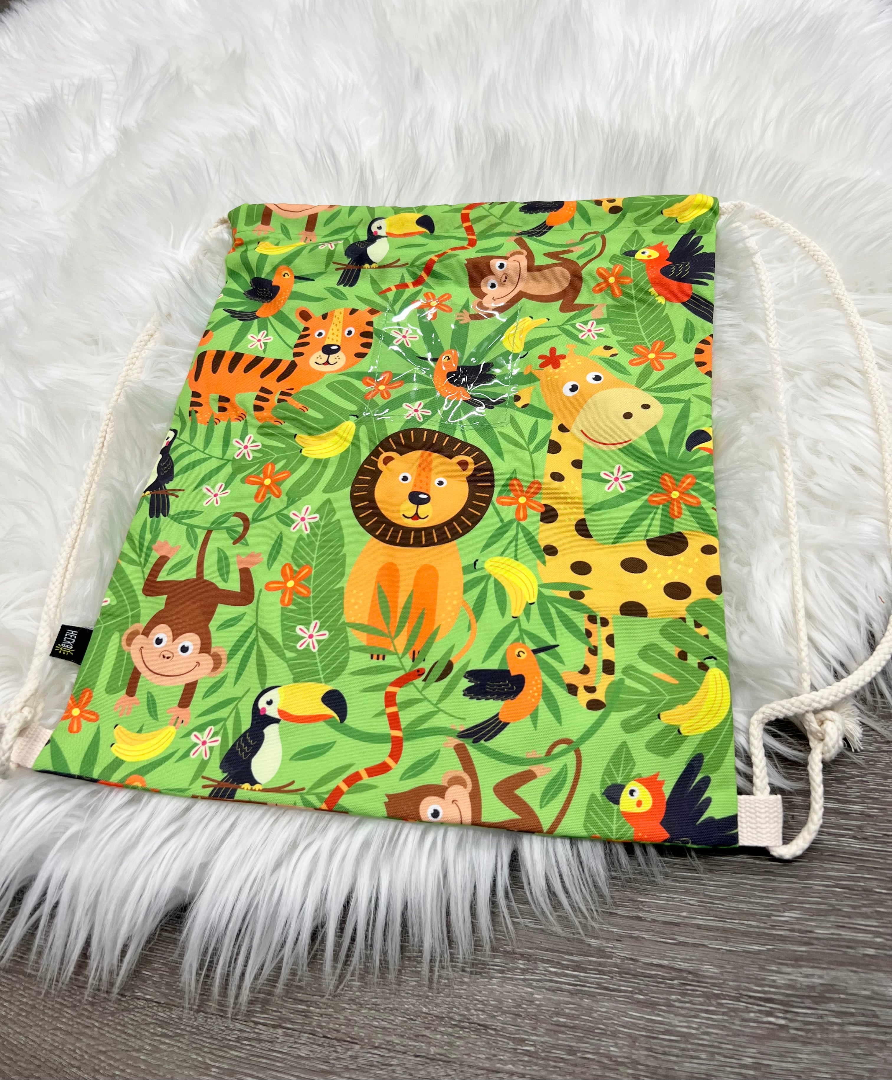 Jungle Drawstring Bag