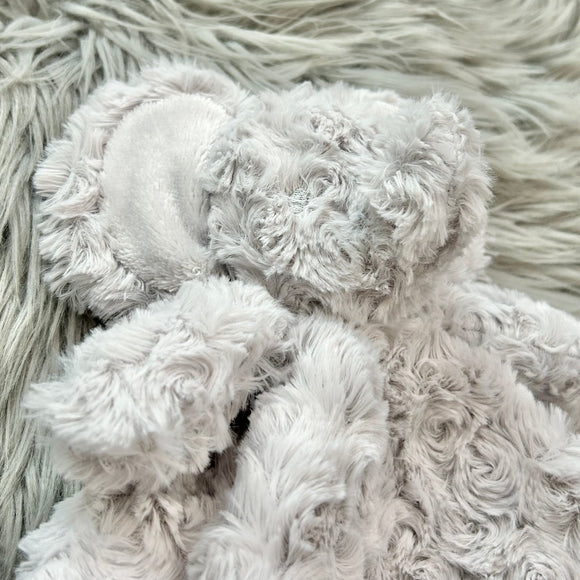 Danbar Gray Swirl Rosette Baby Elephant Lovie