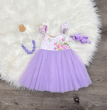 Lilac Tulle Dress
