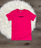 Pink- Black Stitching