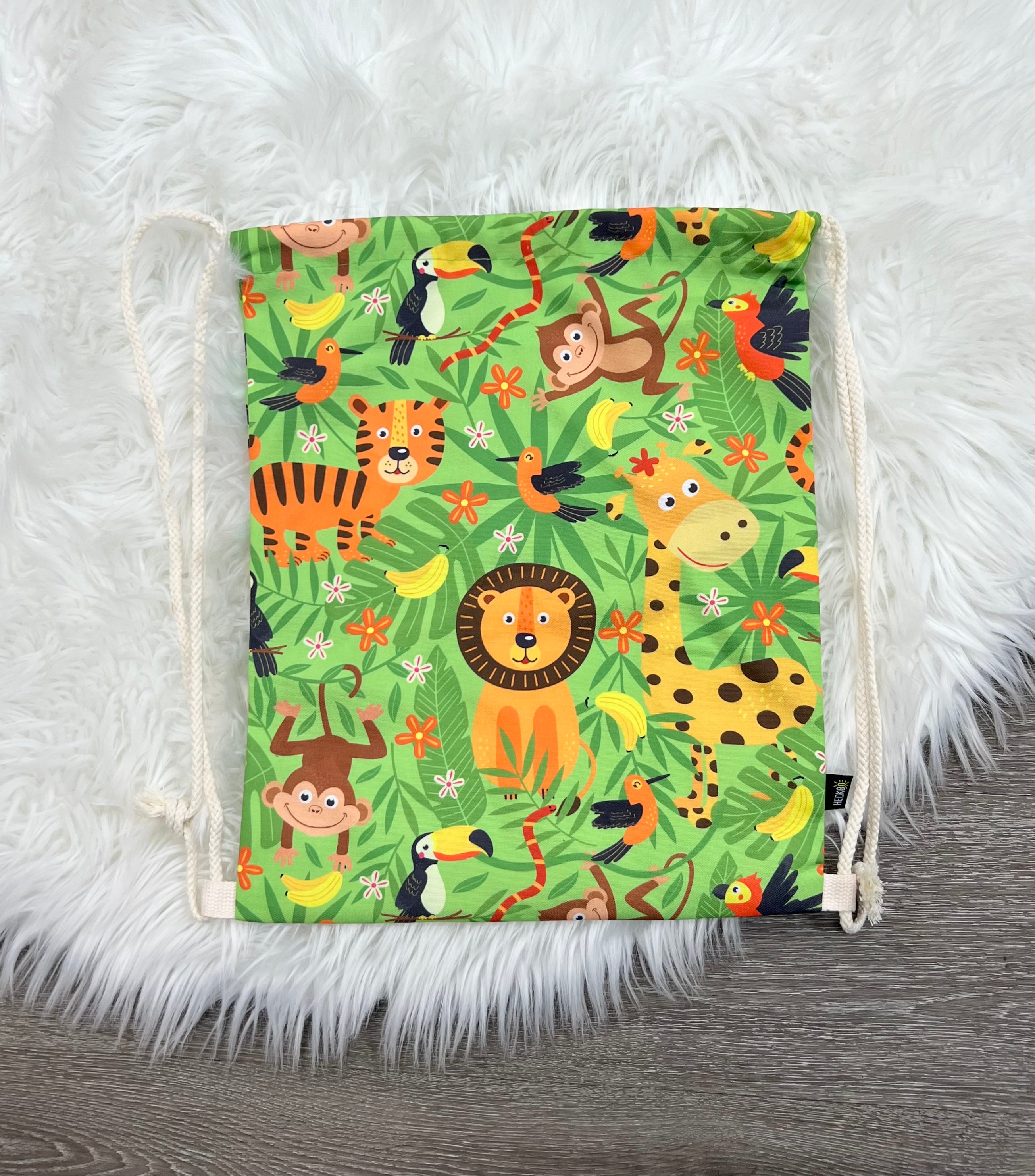 Jungle Drawstring Bag