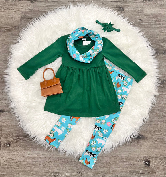 Farm Animals 3pc Set