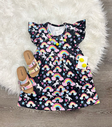 Rainbow Unicorn Dress