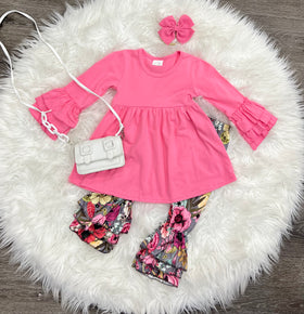 Petunia Pink Ruffle Set