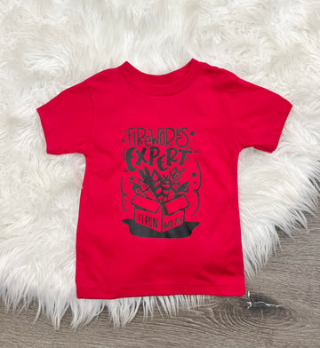 Fireworks Expert Kids T-Shirt