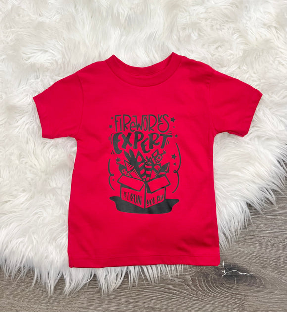 Fireworks Expert Kids T-Shirt
