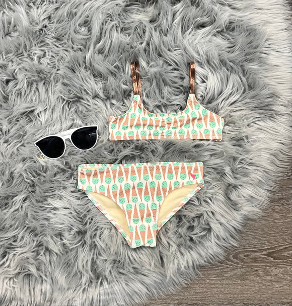 Pink Chicken Mint Chocolate Chip Poppy Bikini