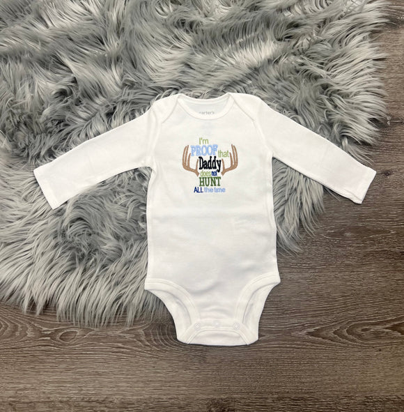 Embroidered I’m Proof Bodysuit