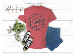 #0828 Thankful Grateful Blessed