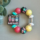 Tumbler Beaded Charm Ring-7