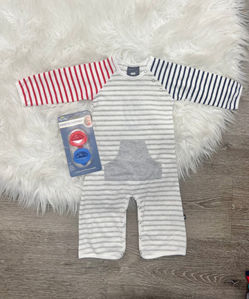 Toobydoo Striped Bootcut Jumpsuit B10398