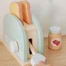 Wooden Toy-Pop up Toaster Play Kitchen Playset (11 pieces)-5