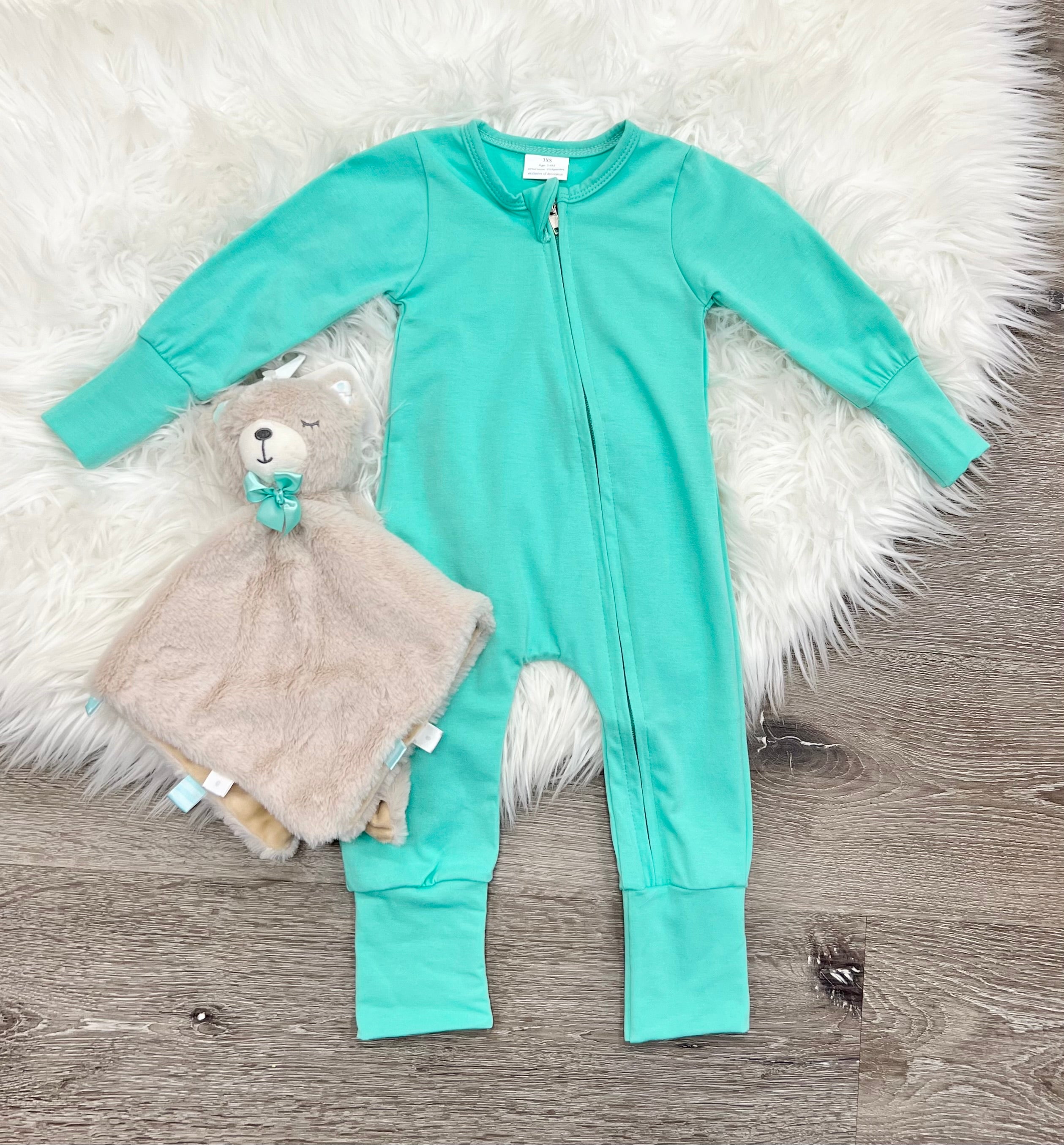 Buy teal Colored Zippy Jammie’s