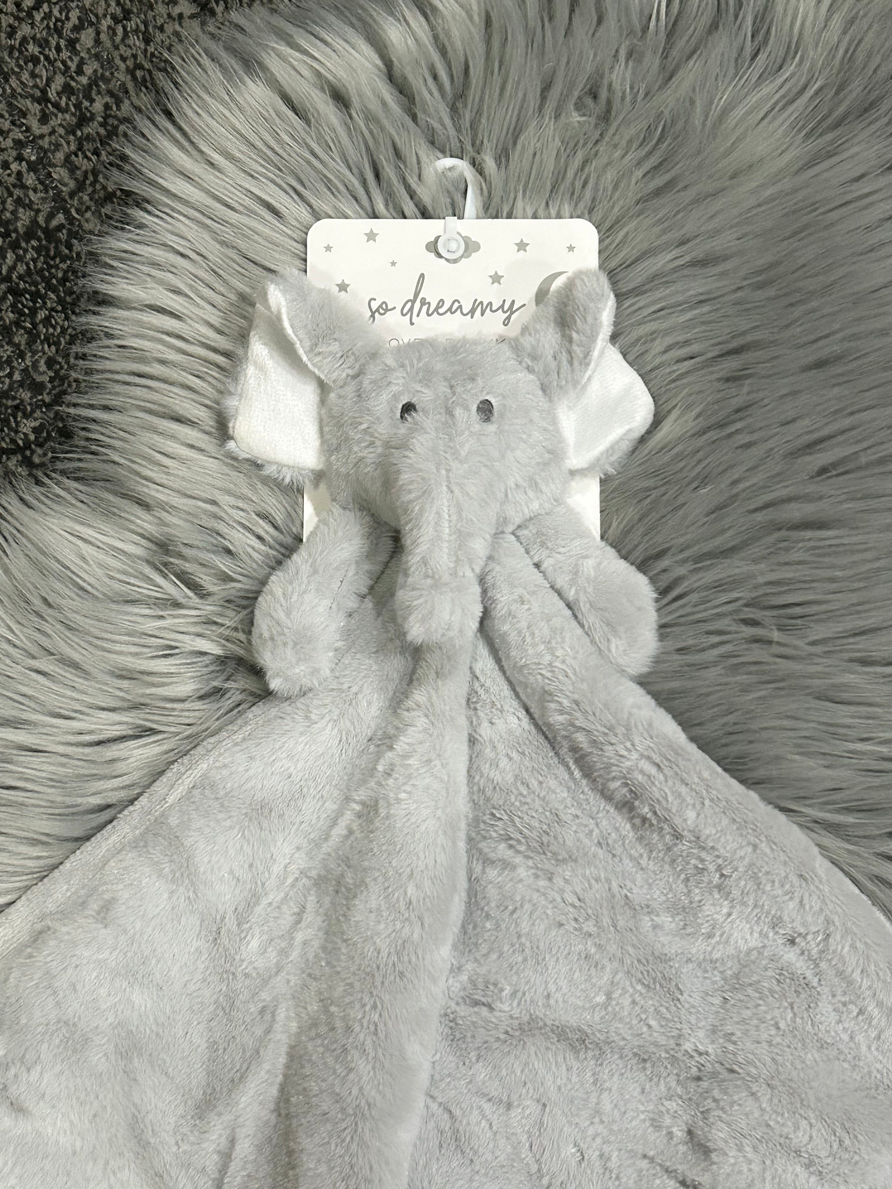 Buy grey So Dreamy Elephant Lovie Blanket