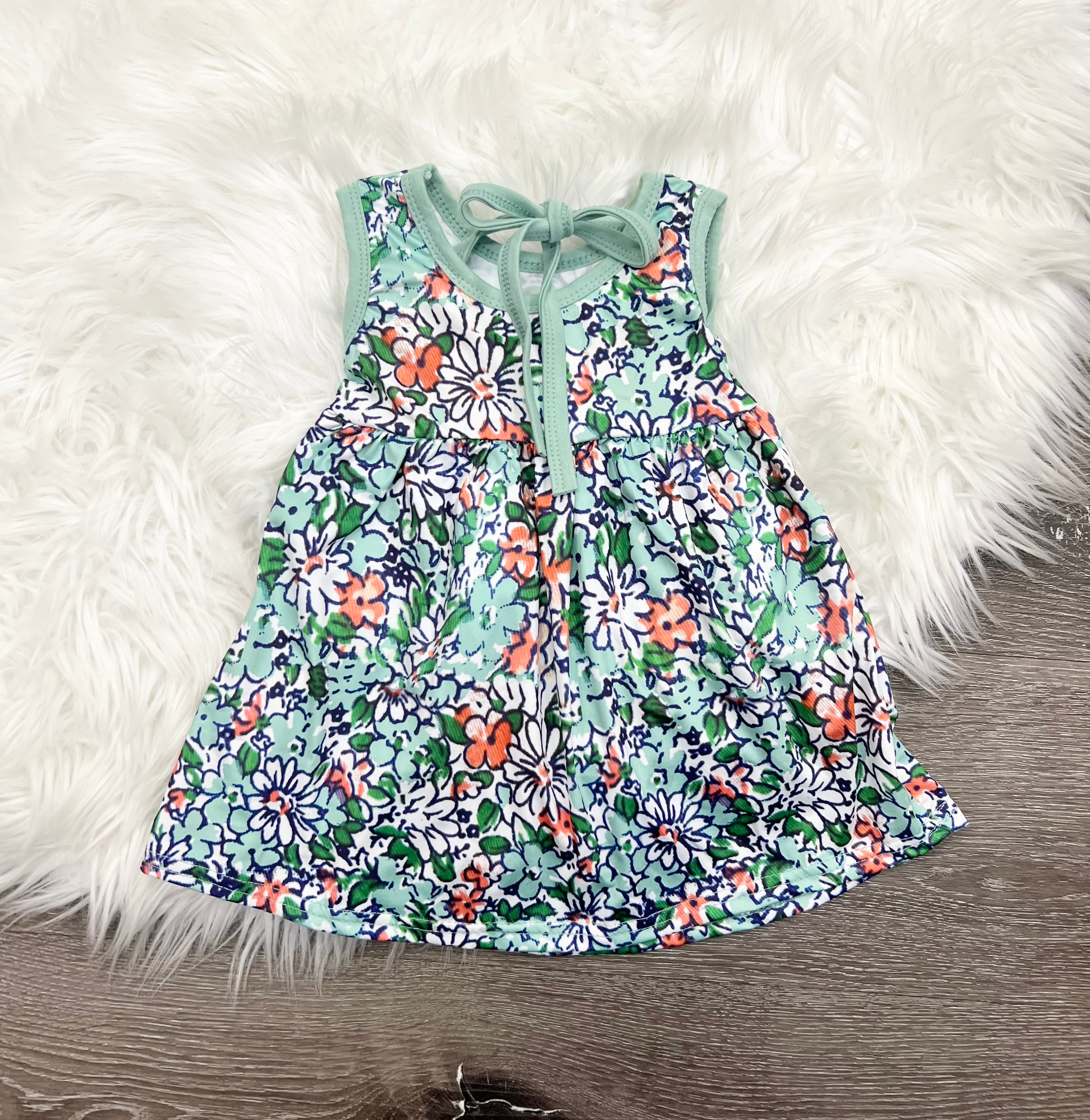 Blooms of Sage Dress