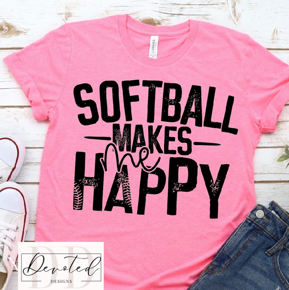 #0067 Softball Makes Me Happy