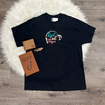 Embroidered Reel Cool Papa Shirt