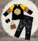 Sunflower Sequin Set-1