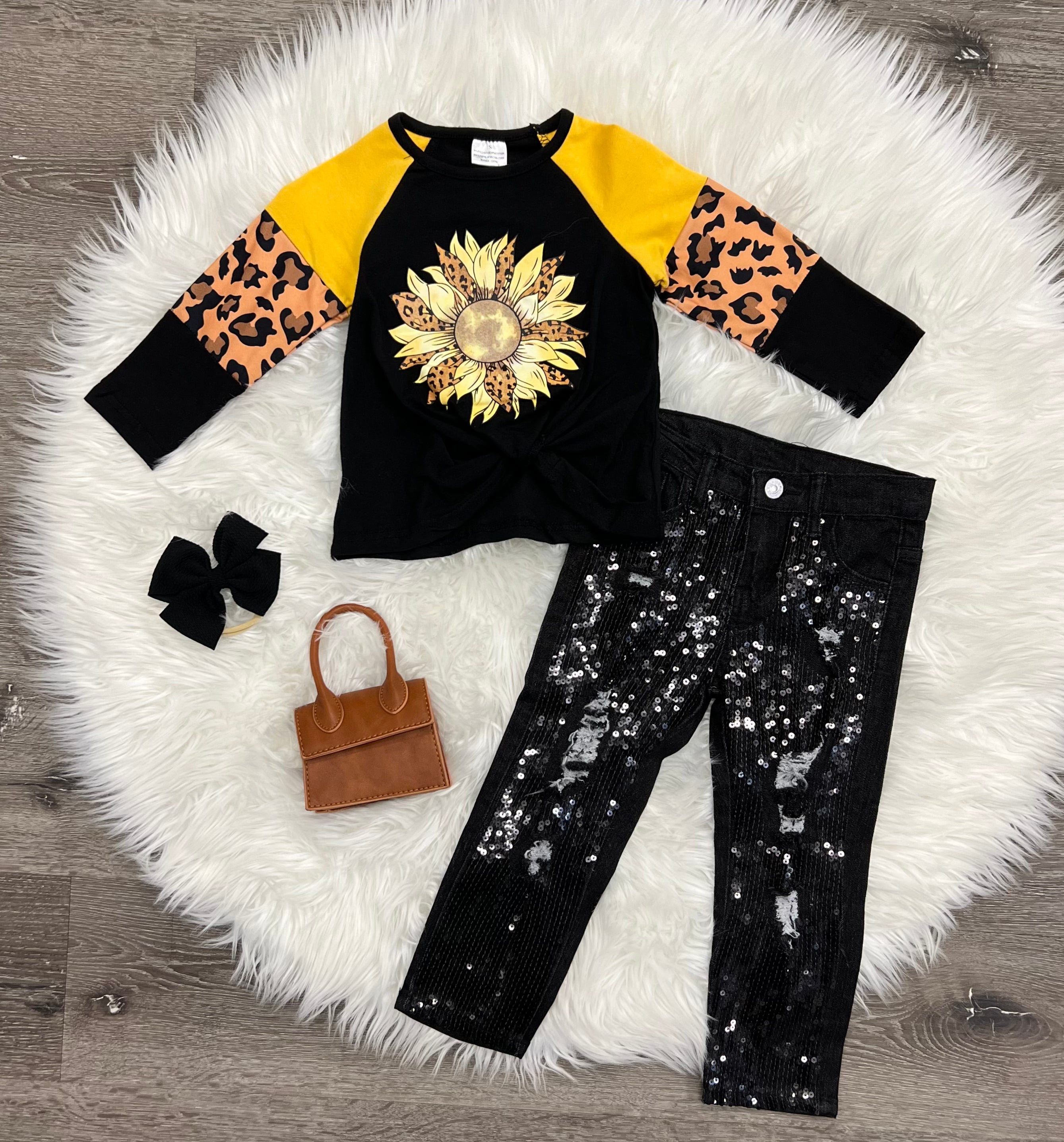 Sunflower Sequin Set