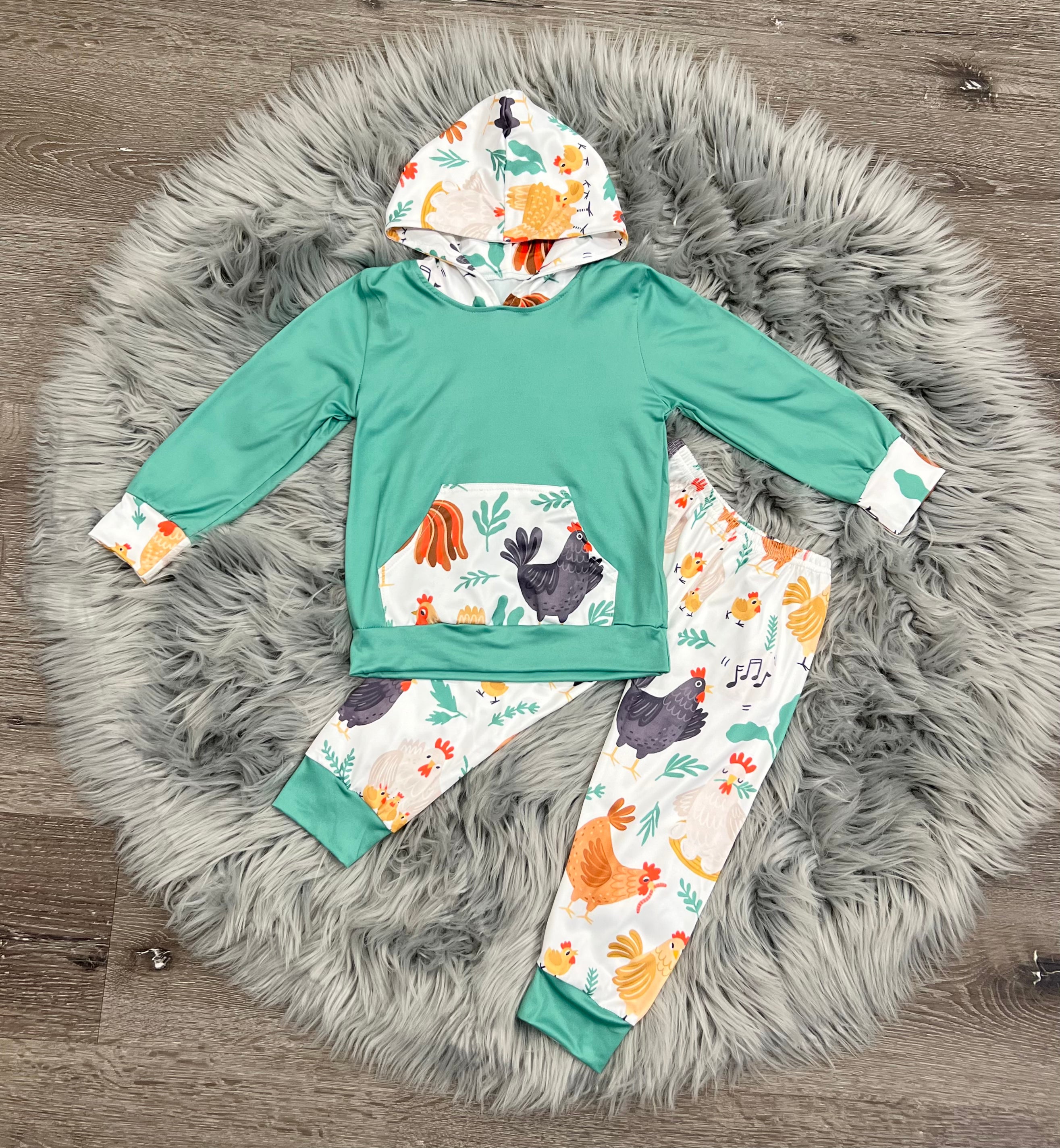 Chick Chick Hooded Set