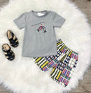 On The Line Shorts Set-1