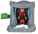 DevSeries Ninja Legends Valley Playset Action-Packed Playset with Five Interactive Play Zone, Two Figures, Accessories, and Exclusive Virtual Item Code-9