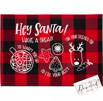 #000 Christmas Eve Santa Placemat