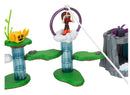 DevSeries Ninja Legends Valley Playset Action-Packed Playset with Five Interactive Play Zone, Two Figures, Accessories, and Exclusive Virtual Item Code-5
