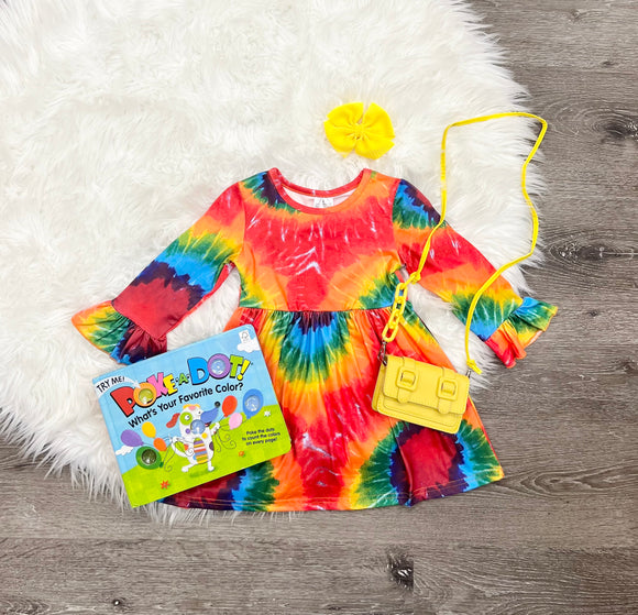 Vibrant Tie Dye Dress