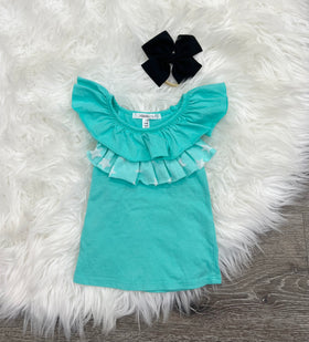 Joah Love Star Ruffle Top