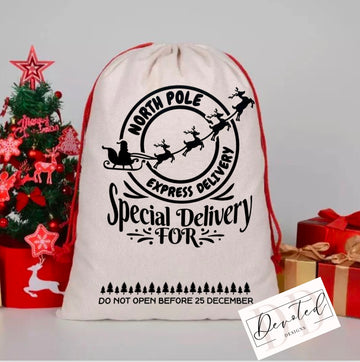 #000 Santa Bag: North Pole Express Delivery