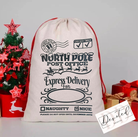 #000 Santa Bag: North Pole Post Office