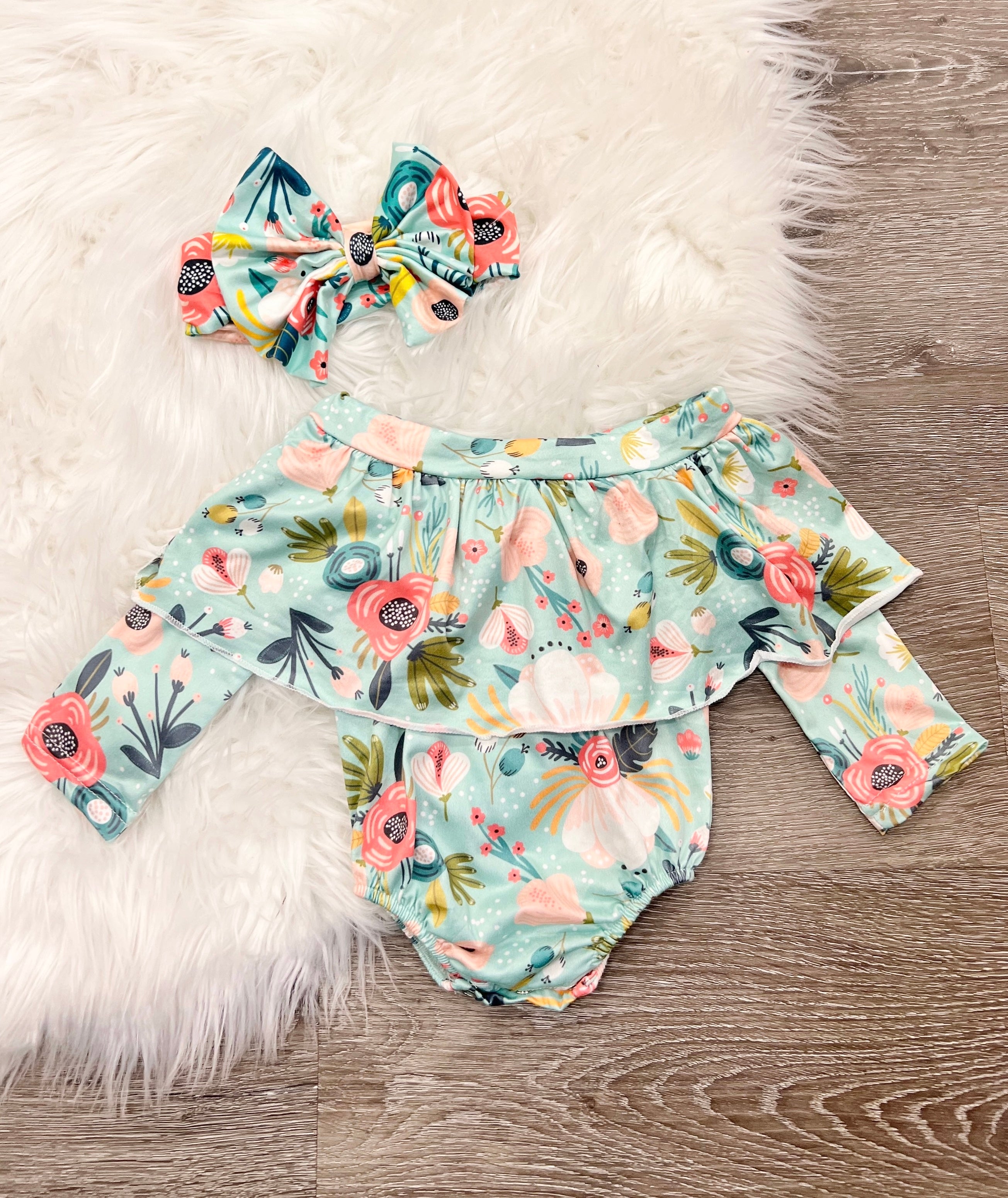 Wild Flower Off Shoulder Romper