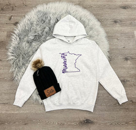 Embroidered Minnesota Hoodie