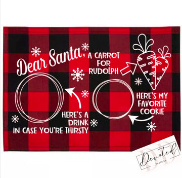 #000 Christmas Eve Santa Placemat