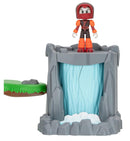 DevSeries Ninja Legends Valley Playset Action-Packed Playset with Five Interactive Play Zone, Two Figures, Accessories, and Exclusive Virtual Item Code-7
