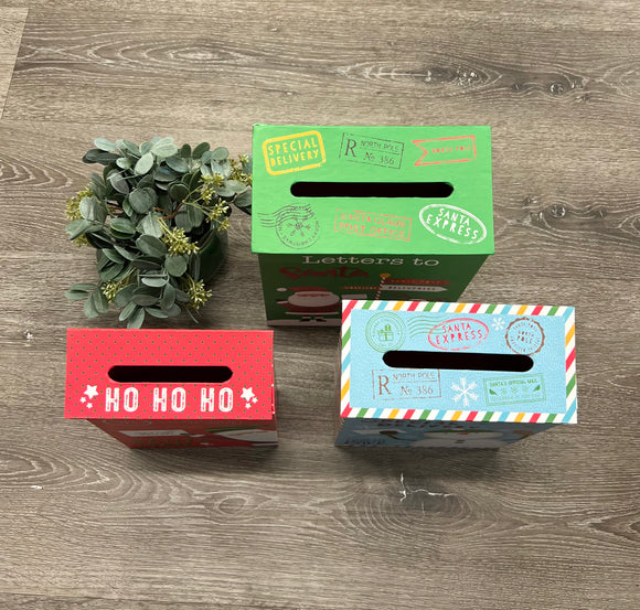 Letters To Santa Decor/Gift Box