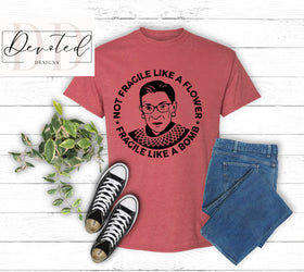 #000 Not Fragile Like A Flower Fragile Like A Bomb