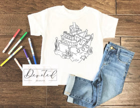 K0430 Color Me Pirate Ship