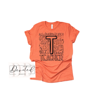 #000 T is for Teacher