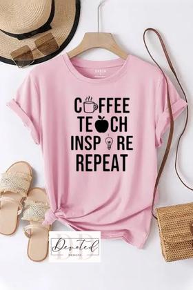#000 Coffee Teach Inspire Repeat