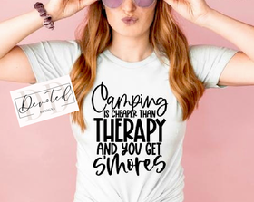 #0000 Camping is Cheaper Than Therapy And You Get S’mores