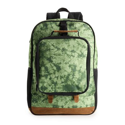 Green Camo Printed Backpack 2-pc Set