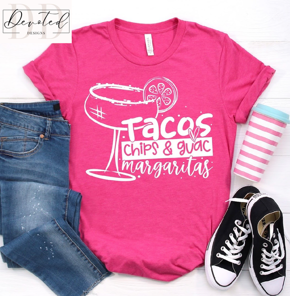 #0264 Tacos Chips & Guac Margaritas