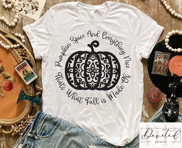 #0790 Pumpkin Spice And Everything Nice That’s At What Fall Is Made Of