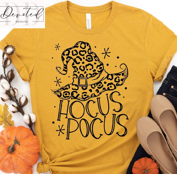 #0308 Hocus Pocus-Leopard Witches Hat